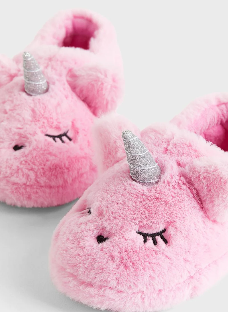 H&M Kids Appliqued Slippers