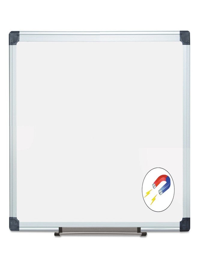 ريج لوحة كتابة قابلة للمسح الجاف من البورسلين MasterVision CR0601170MV، مقاس 24 × 36 بوصة، إطار من الألومنيوم الأبيض - Image 4