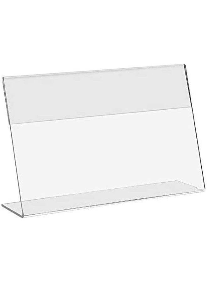 TPGP Acrylic Sign Display Holder Menu Holders Table Card Holders Photo Frames Ad Frames (6X4 Inches 12Pcs)  - Image 4