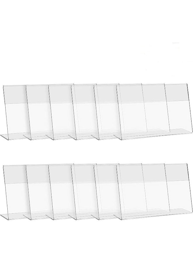 TPGP Acrylic Sign Display Holder Menu Holders Table Card Holders Photo Frames Ad Frames (6X4 Inches 12Pcs)  - Image 1