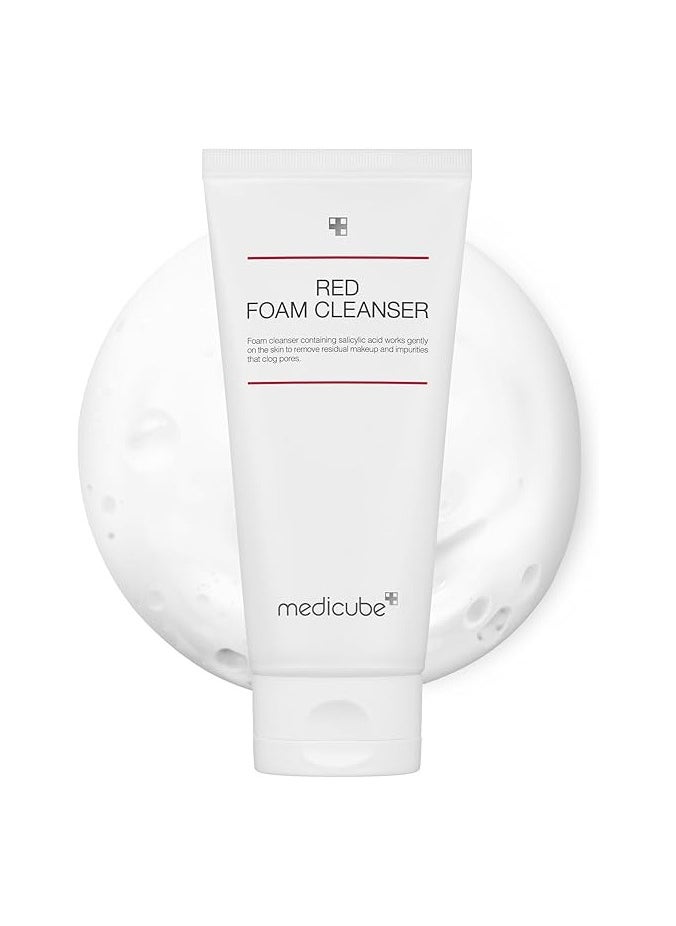 Medicube medicube Red Foam Cleanser - Deeply cleanses, remove impurities, control sebum | Korean Skincare  - Image 1
