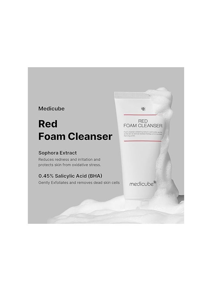 Medicube medicube Red Foam Cleanser - Deeply cleanses, remove impurities, control sebum | Korean Skincare  - Image 2