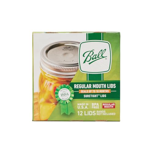 Ball Mason Jar Lids, Regular Mouth, 12 CT (Pack of 6) - Image 2