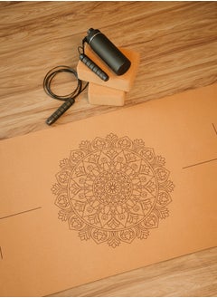 serenity axis cork yoga mat ( mandalah )  - Image 2