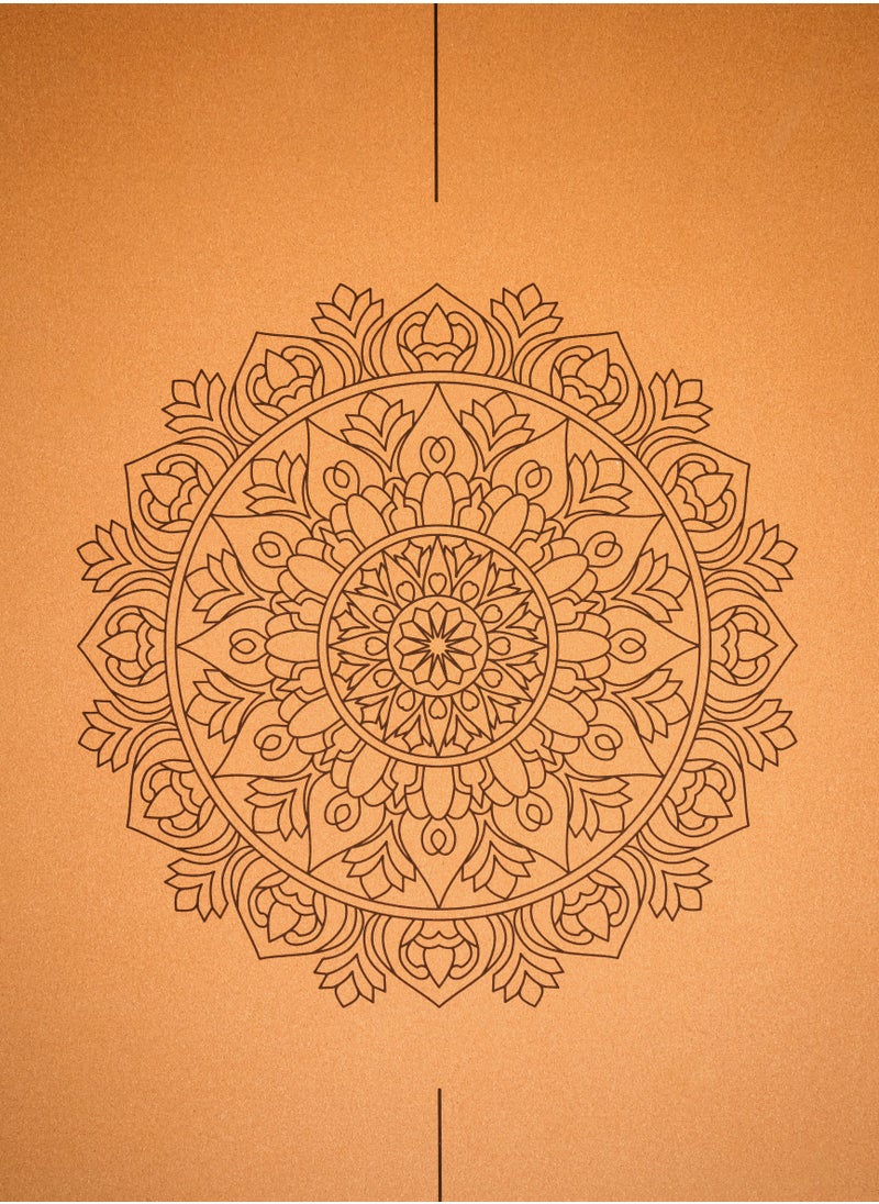 serenity axis cork yoga mat ( mandalah )  - Image 3