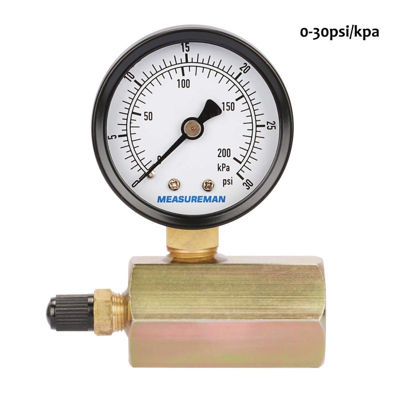 MEASUREMAN MEASUREMAN 2" Steel Gas Pressure Test Gauge Assembly - Image 3