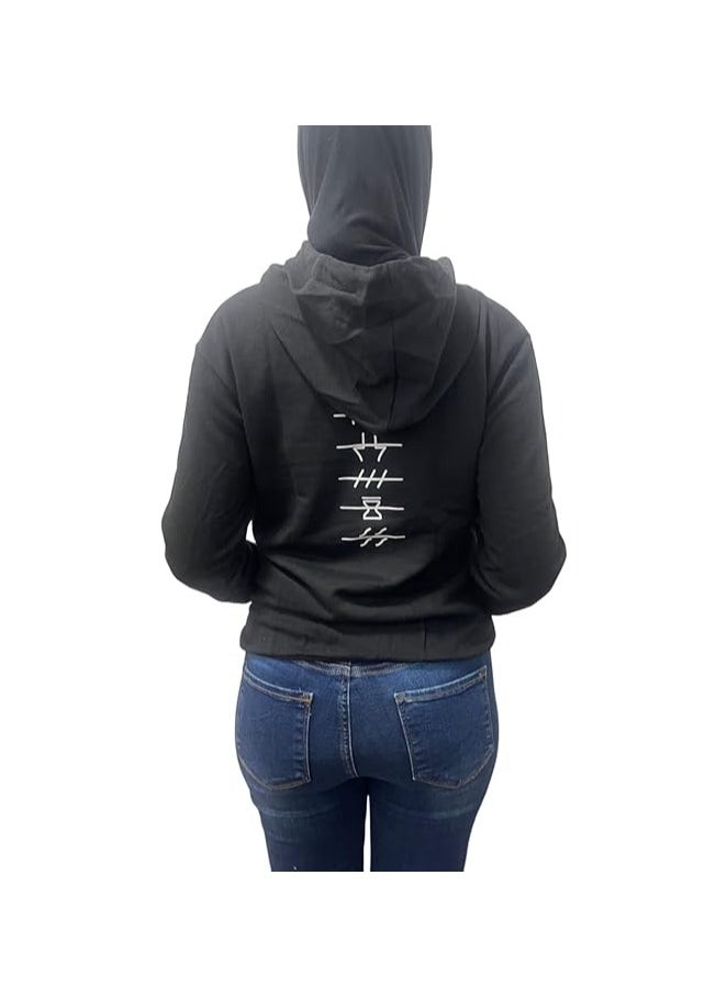 Generic Women's SweatShirt Cloud - BLACK  - Image 3