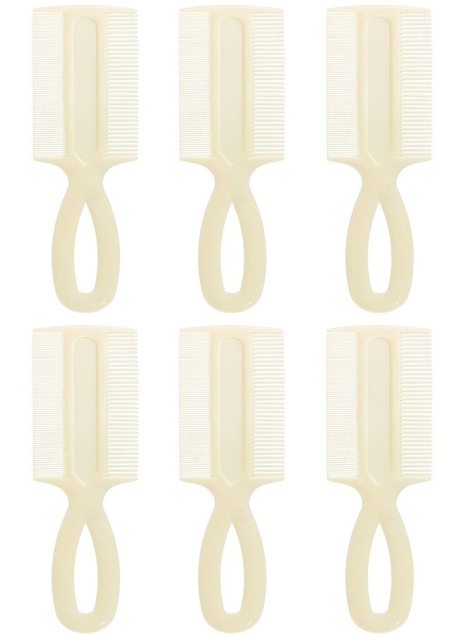 Comfort Axis Double-sided Fine Tooth Baby Comb, 6 Pack - Image 1
