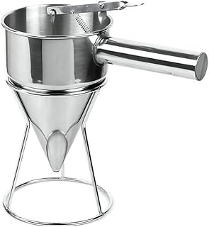 Woopower WOOPOWER Stainless Steel Funnel Octopus Balls Tools With Handle & Rack, Pancake Batter Dispenser, Waffle Batter  - Image 1