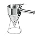 Woopower WOOPOWER Stainless Steel Funnel Octopus Balls Tools With Handle & Rack, Pancake Batter Dispenser, Waffle Batter  - Image 2