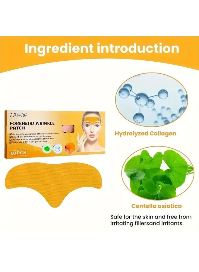 EELHOE 10pcs*3 Forehead Tightening Patches - Smooth and Soft, Significantly Tighten the Skin, Restore Youthful Luster, Alcohol-free - Image 2