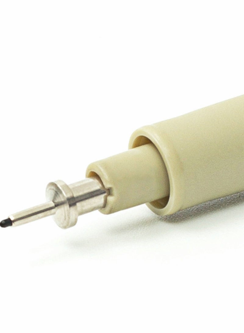 Excefore Drawing Art Pens Micro-Pen Fineliner Ink Pens Black Waterproof Quick drying Micro Fine Point Drawing Pens for Artist Illustration, Sketching, Technical Drawing, Anime, Manga, Scrapbooking 12 Nibs - Image 5