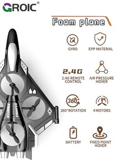 GROIC Drone for Kids and Beginners RC Plane with Light, Remote Control Airplane Quadcopter Helicopter with Auto Hovering, 3D Flip Headless Mode and Batteries, Great Gift Toy for Boys and Girls  - Image 3