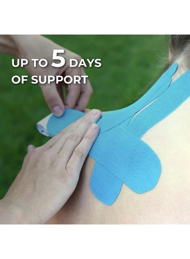 Generic Muscle Tape 5cm x 5m Sports Tape Kinesiology Tape Cotton Elastic Adhesive Muscle Bandage Care Physio Strain Injury Support1  - Image 5