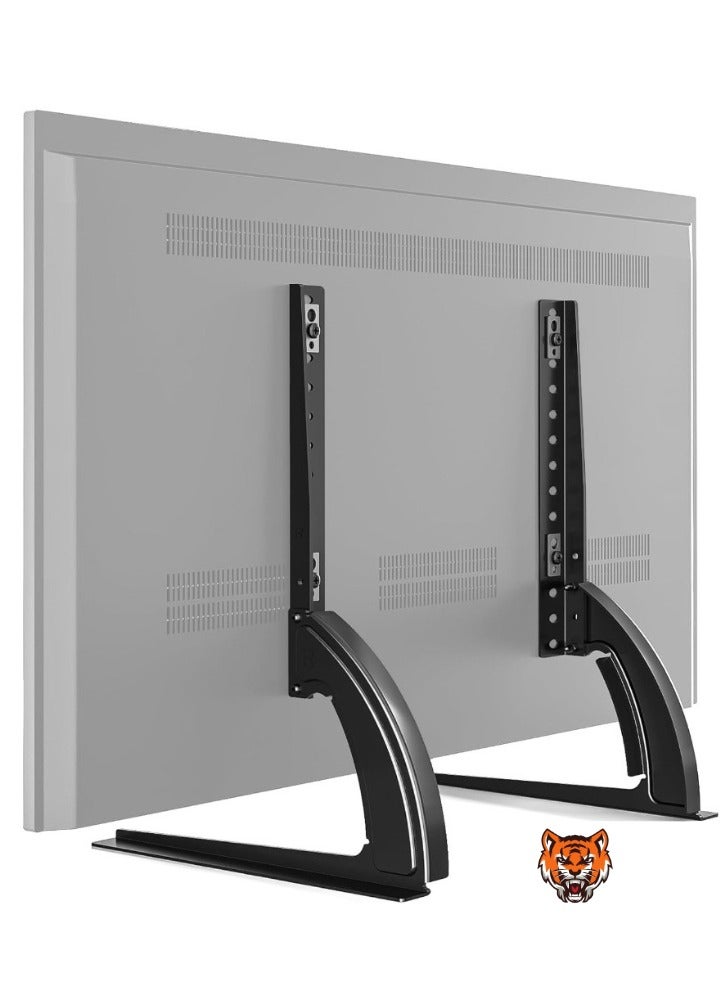 TIGER Universal TV Stand Base – Height Adjustable TV Legs for Most 32-55 Inch LCD/LED Flat Screen TVs, Tabletop Pedestal Stand, Max VESA up to 800x400mm  - Image 1