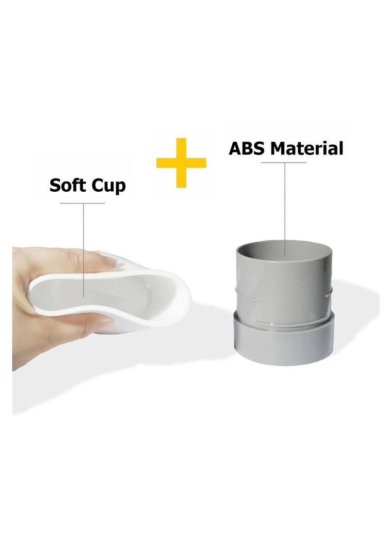 SYOSI Car Trash Can with Lid, Mini Silicone Auto Garbage Container, Waterproof Leakproof Portable Vehicle Trash Dustbin, Mini Garbage Bin for Automotive Car, Home, Office, Kitchen, Bedroom - Image 3