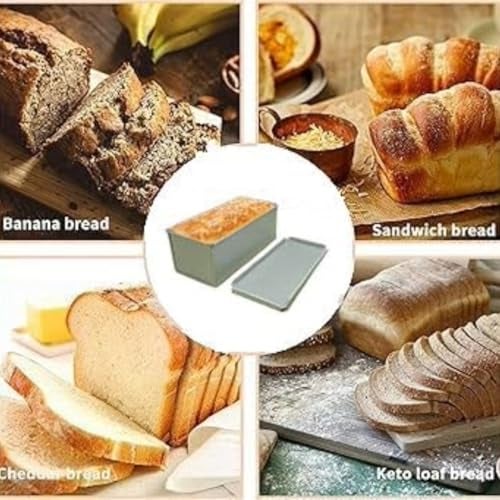 BAKERS PARDISE Bread Mould Aluminium Coated for Baking Cake,Brownie | Non Stick Bread Rectangle Shape & Loaf Tin for Making Sandwich | Loaf Pan Bread Silver Baking Tray-Pack of 1 (20Cm X 10Cm X 9.3Cm) - Image 4