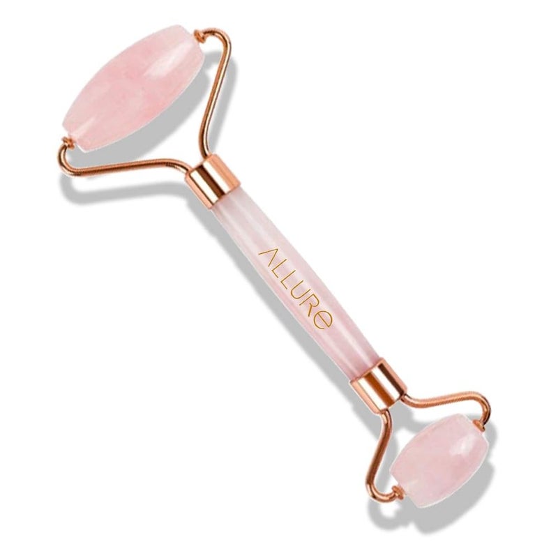 Allure Jade Roller Massager for Face Eye  Neck Rose - Image 1