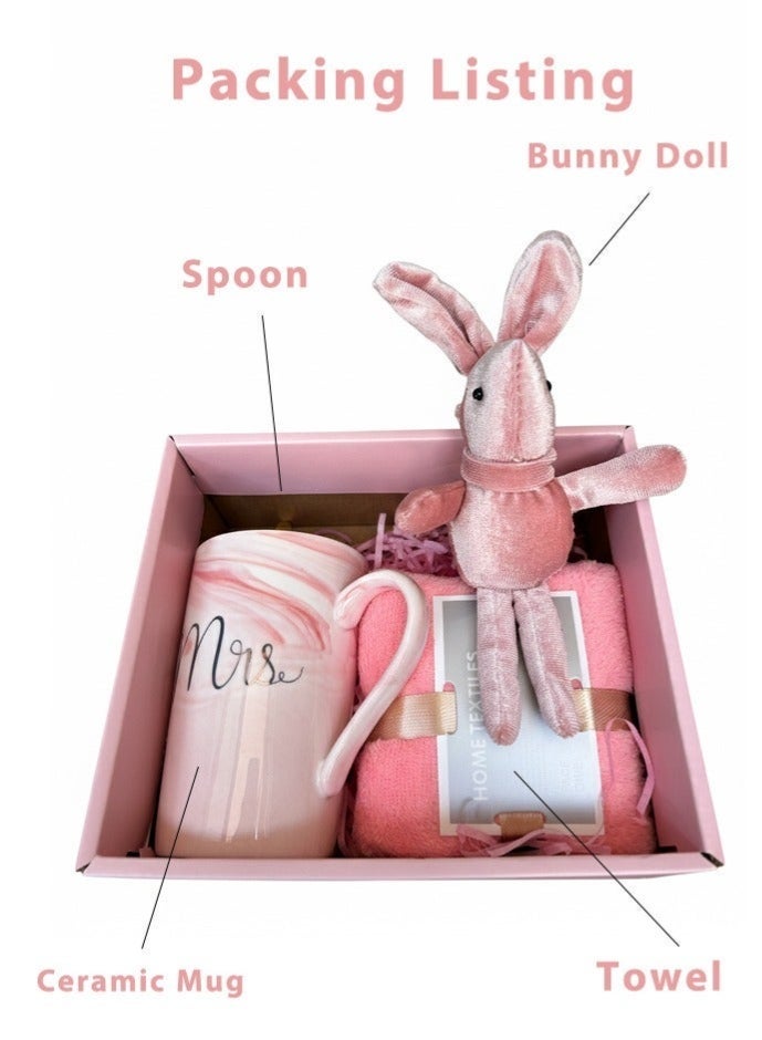 Arabest Birthday Gift for Girls Woman,Gifts Set for Ladies and Girls Gift Basket for Mother's Day & Eid Gift Basket for Girls,Sister,Mom,Wife,Girlfriend and Friends ,Pink Luxury Gift Box for Mother , Women's Gift Set for Ramadan - Image 5
