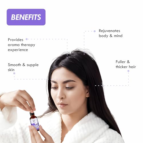 Aromatique Lavender Essential Oil 30ml| 100% Pure & Natural | Aromatherapy Oil for Relaxation & Sleep | Multipurpose Use for Hair, Skin & Diffuser | For Men & Women - Image 2
