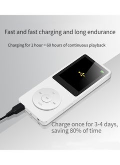 M MIAOYAN مشغل الموسيقى الرياضي M MIAOYAN Mini Walkman MP3 MP4 للطلاب مع شاشة وبطاقة قابلة للإدراج (أحمر)  - Image 4