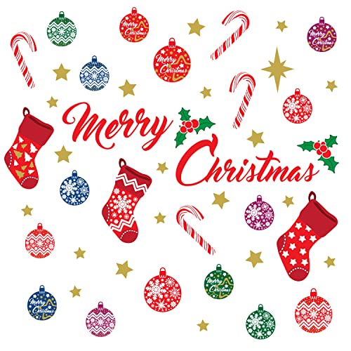 WALPLUS Christmas Decorations Clearance for Home, Indoor, Wall Stickers " Merry Christmas Decor" Wall Murals Decals Living Room Children Nursery Restaurant Cafe Hotel Home Decor (Merry Christmas Decor) - Image 4