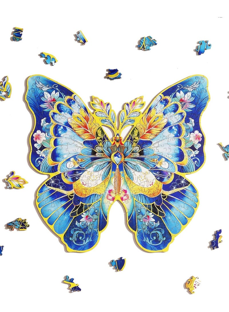 ROBOTIME Rowood Morpho Helena Wooden Jigsaw Puzzle TA003 - Image 1