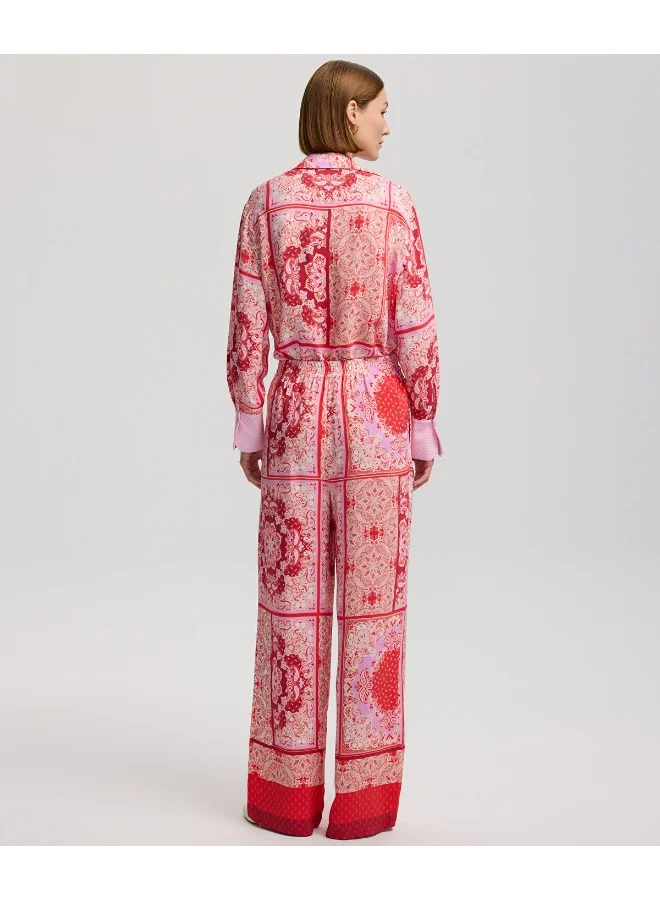 إبيكيول Printed Trousers With Drawstring