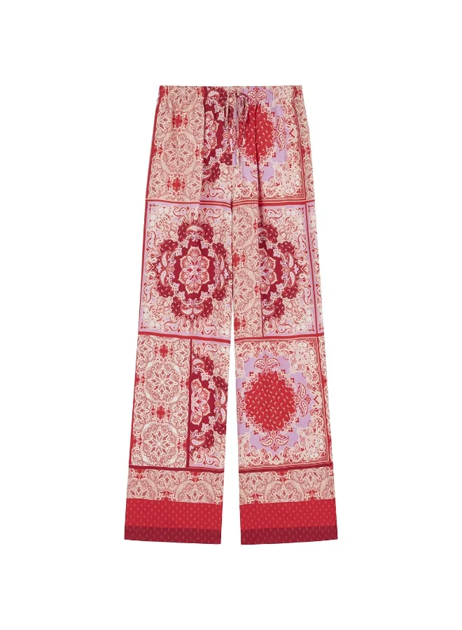 إبيكيول Printed Trousers With Drawstring