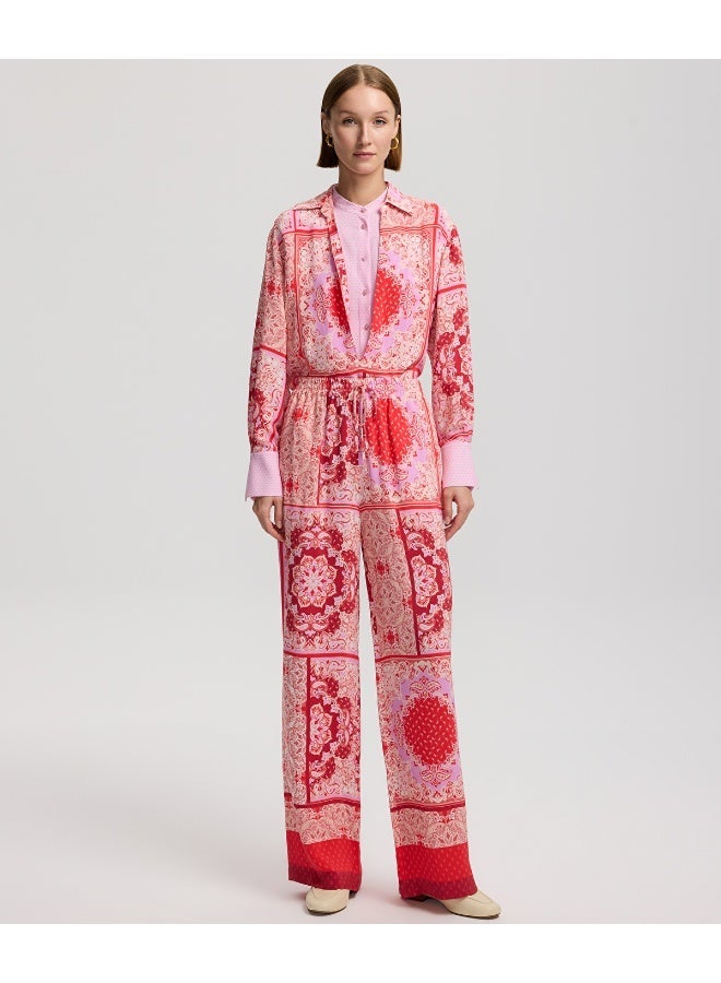 ابيكول بنطلون مطبوع برباط - Image 1