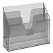 Acrimet Acrimet Horizontal Triple File Folder Organizer (Smoke Color) - Image 2