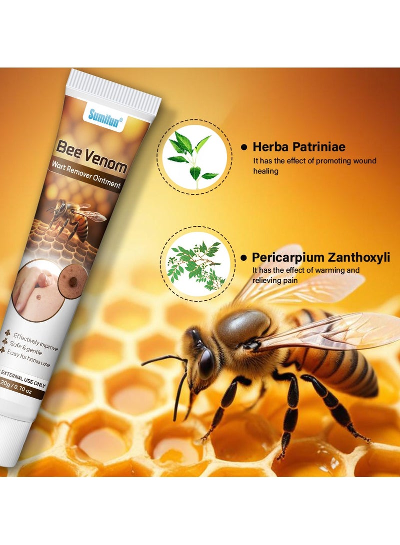 Sumifun Wart Removal Cream,  Wart Remover for Plantar Warts, Common Warts, Corns, Wart Cream 20g - Image 2