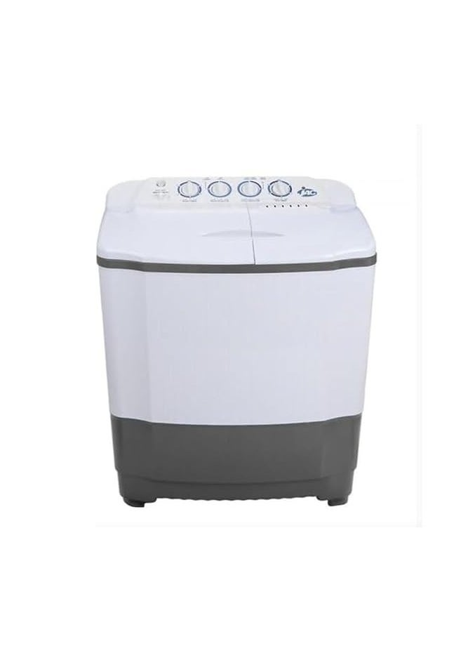Jac - Jac NGWM-108Half Automatic Top Loading Washing Machine - 10kg- White - Image 1
