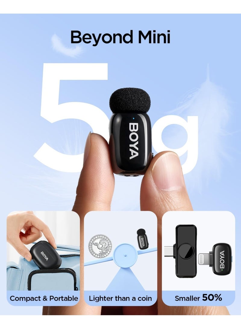 BOYA  Mini2-3 Wireless mic 1 to 2 kit for IOS + Charging Case - Image 5