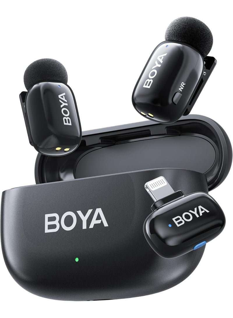 BOYA  Mini2-3 Wireless mic 1 to 2 kit for IOS + Charging Case - Image 1