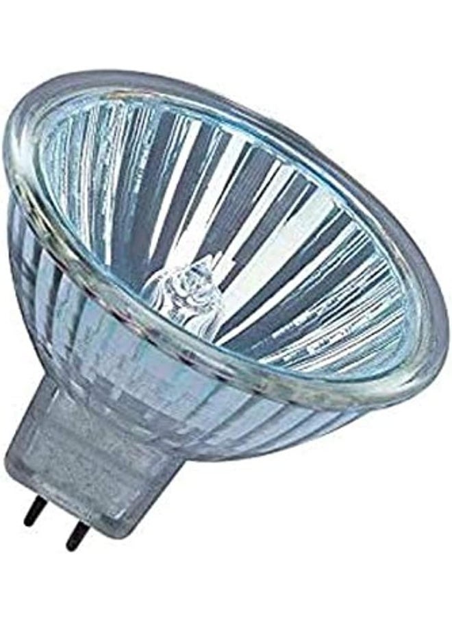 Osram Circular Dimmable Long Lasting Lifespan Illumination Entrance, Kitchen, Restaurants Track & Recessed Halogen Bulb Pack Of 4 12V 50W Mr16 Yellow  - Image 2