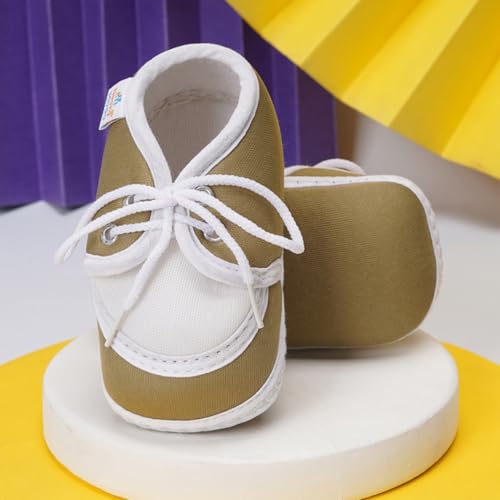 Neska Moda 6 To 12 Months Baby Boys & Baby Girls Cotton Lace Booties-(Green)-BT2159 - Image 5