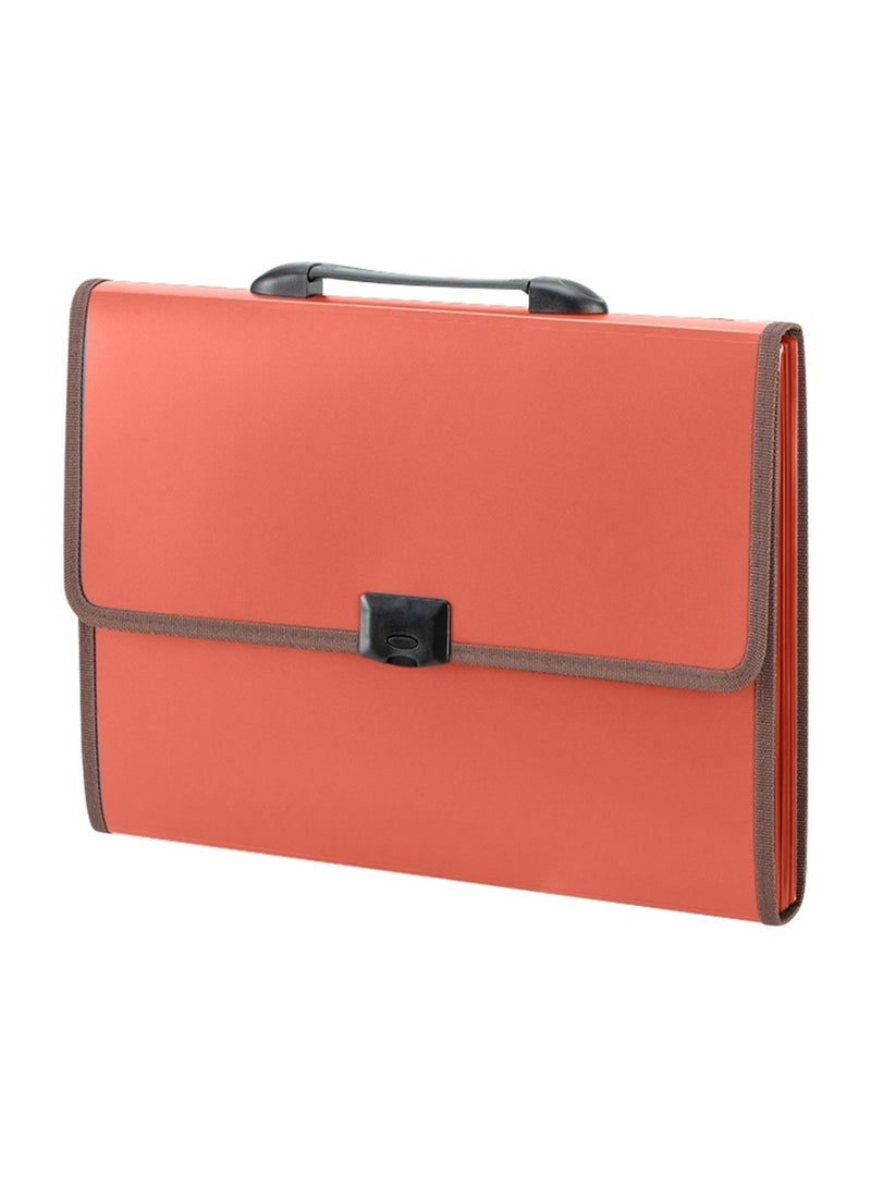Deli 1-Piece A4 Size Expanding File With 13 Pockets Assorted Colours - Image 1