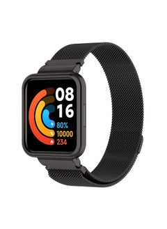 Replacement Strap Milanese Watch Band for Xiaomi Redmi Watch 2 Lite International Version Black
