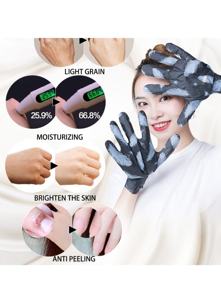 Clothes of skin - Hand mask to rejuvenate, moisturize and whiten the hand, and to exfoliate dead skin from Clothes of skin 2 pieces - Image 1