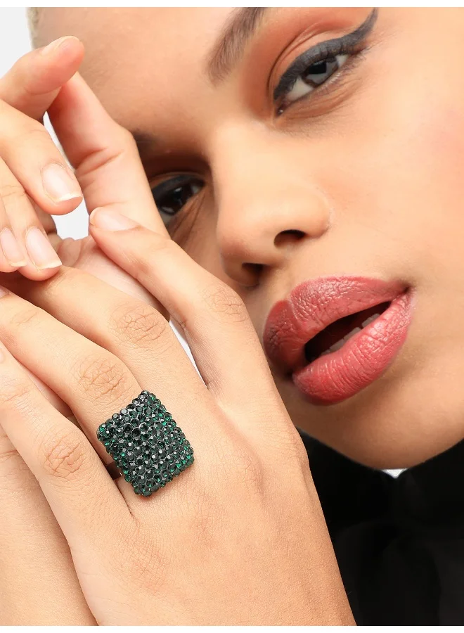 SOHI Party Artificial Cocktail Ring Jewellery