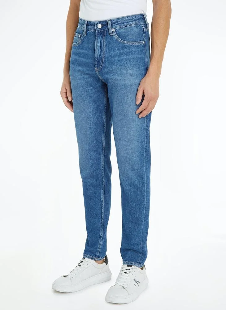 Calvin Klein Jeans Mid Wash Regular Taper Jeans