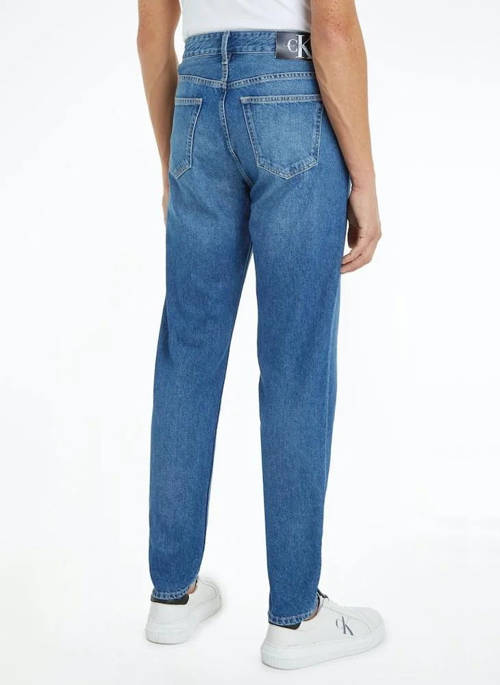 Calvin Klein Jeans Mid Wash Regular Taper Jeans