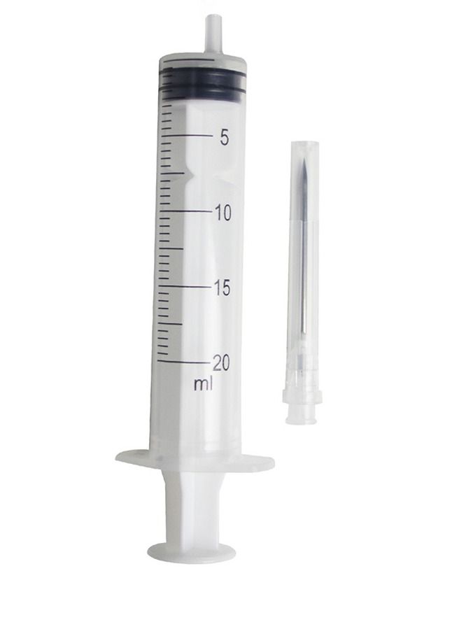 Pack of 50 Plastic Disposable Syringe 20ML - Image 2