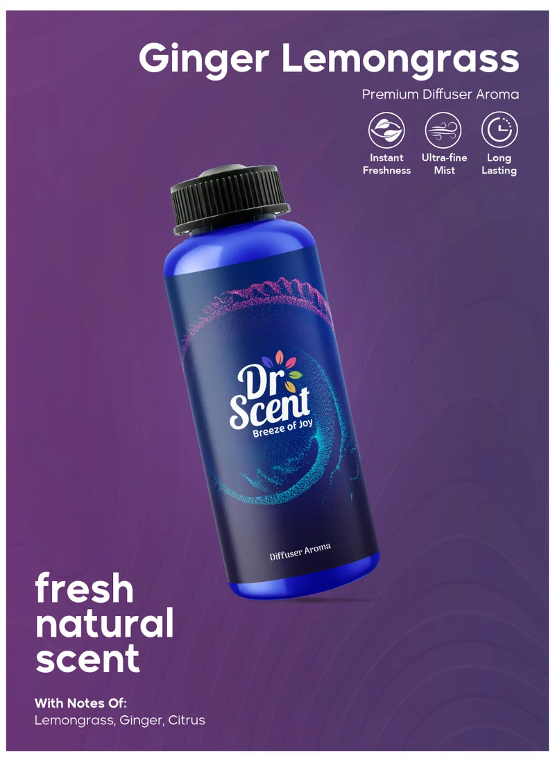 Dr Scent Diffuser Aroma - Ginger Lemongrass (170ml)