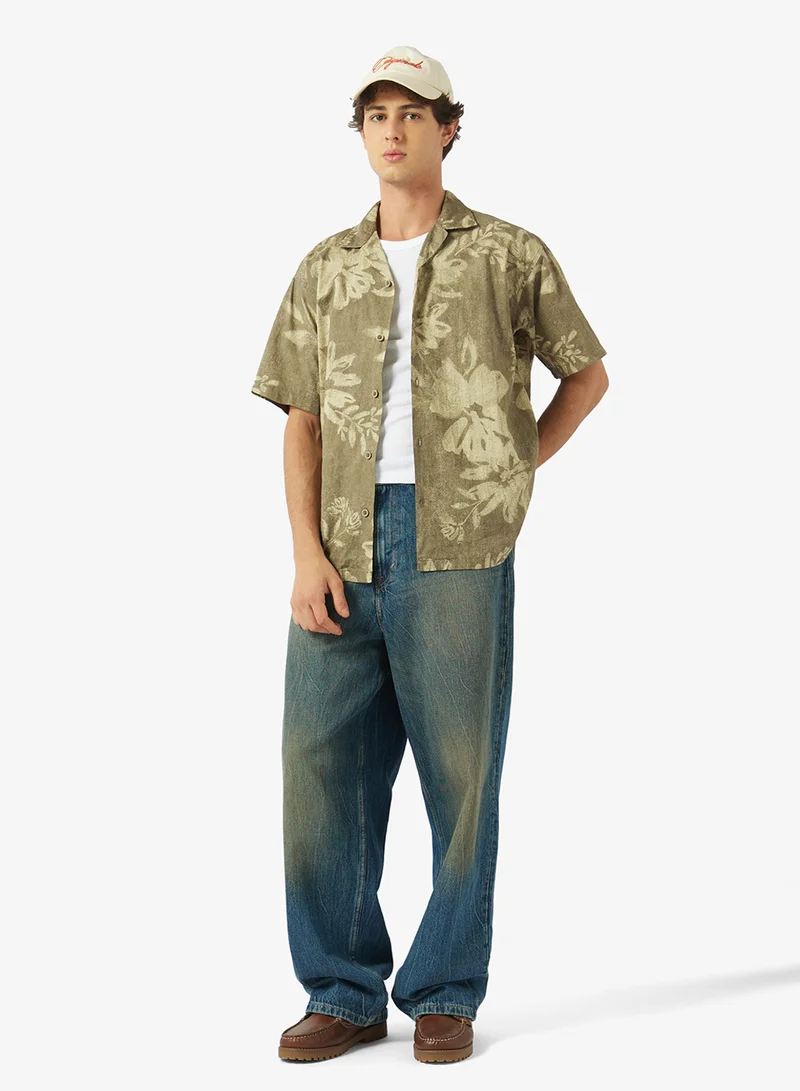 JACK & JONES  Printed Short Sleeve Shirt for Men | Best Price UAE