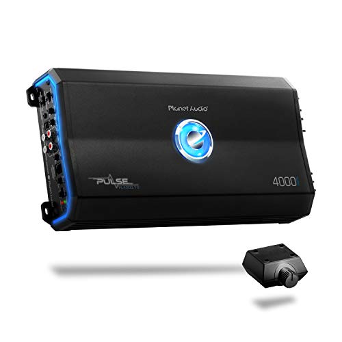 Planet Audio PL4000.1D Pulse Series Class D Monoblock Car Amplifier – 4000 High Output, 1 Ohm Stable, Low Level Inputs, Low Pass Crossover, MOSFET, Hook Up to Subwoofer for Bass - Image 1