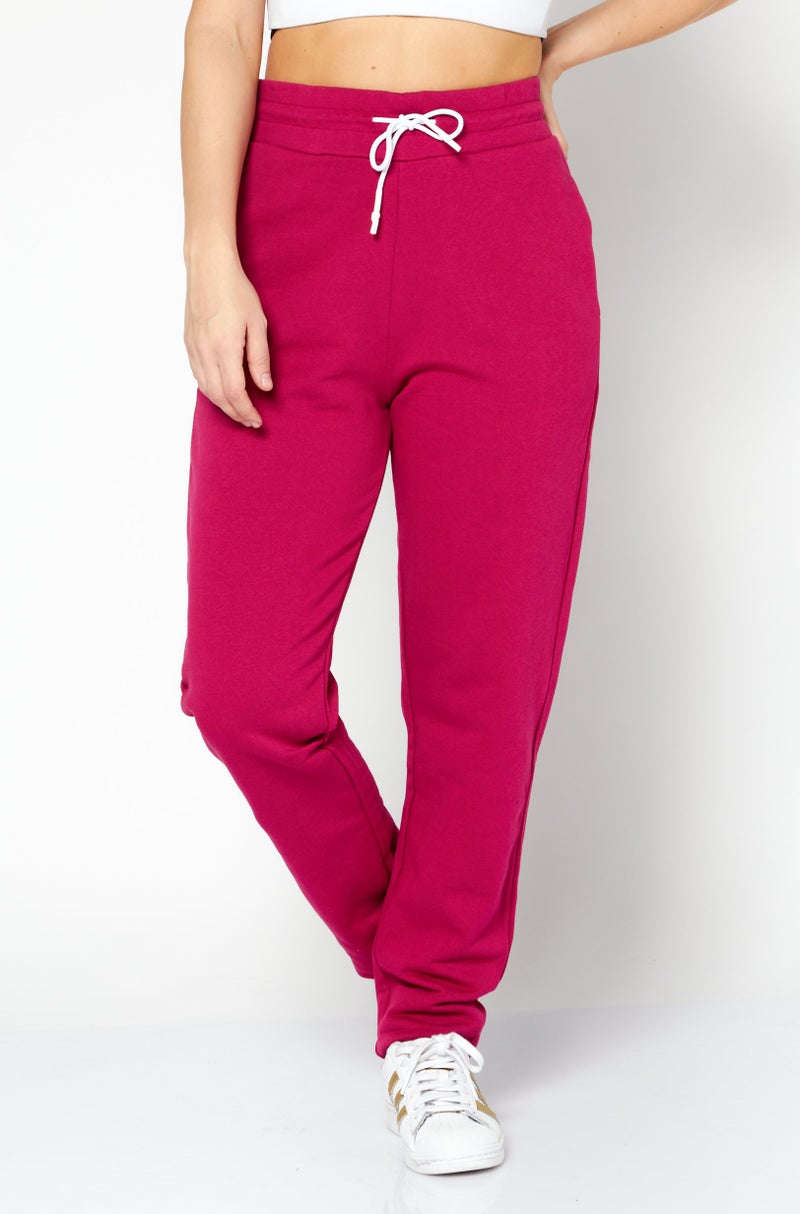 Cavalli Class Women Logo Print Sweatpants, Pink - Image 1