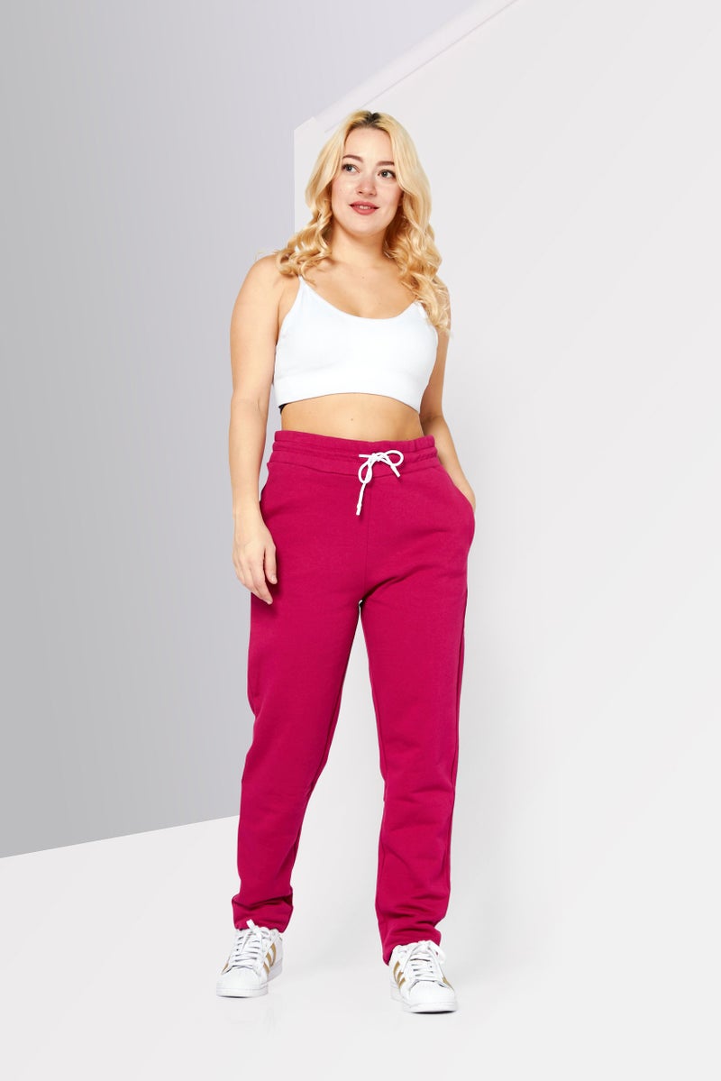 Cavalli Class Women Logo Print Sweatpants, Pink - Image 4