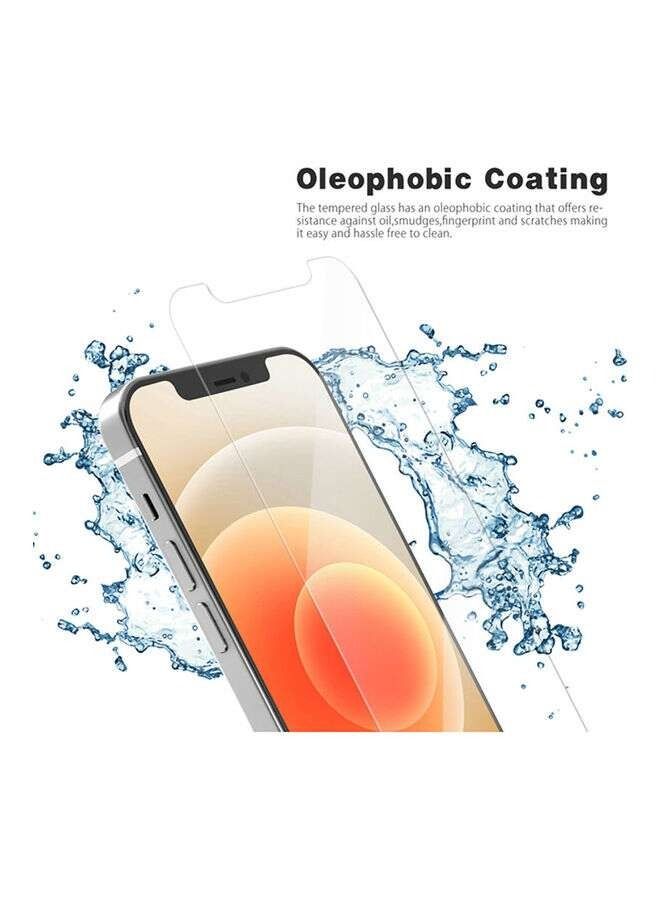 BORTONY Tempered Glass Screen Protector For Apple iPhone 12 Clear - Image 2